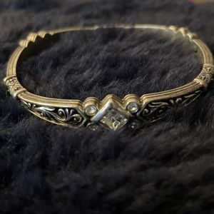 Brighton silver bangle bracelet.